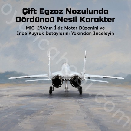 Trumpeter 01674 MIG-29A Fulcrum (Izdeliye 9.12) Maket Model Kit - Thumbnail