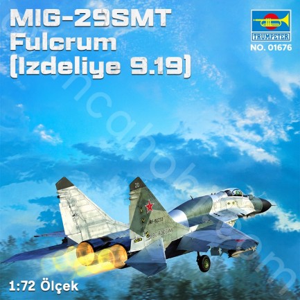 Trumpeter 01676 MIG-29SMT Fulcrum (Izdeliye 9.19) Maket Model Kit - Thumbnail