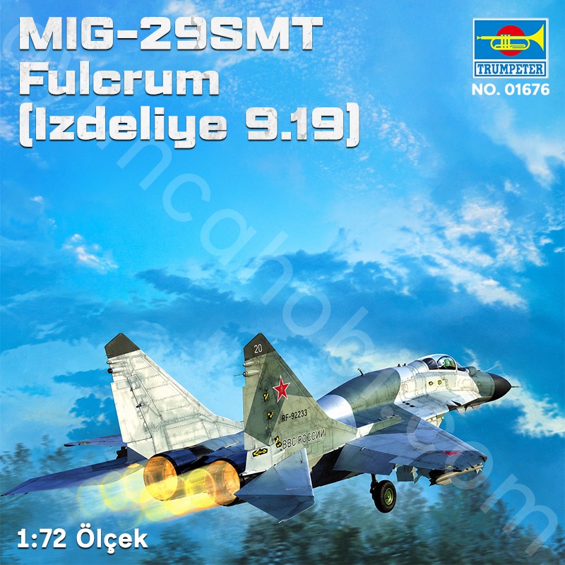 Trumpeter 01676 MIG-29SMT Fulcrum (Izdeliye 9.19) Maket Model Kit