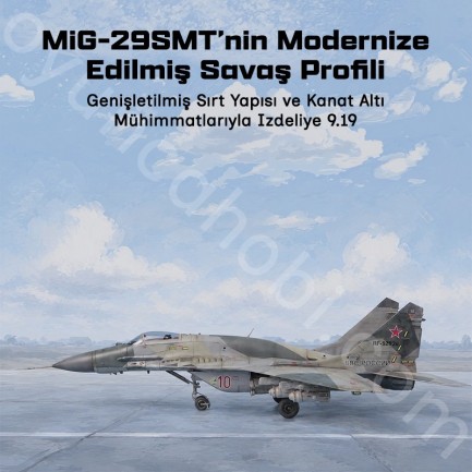 Trumpeter 01676 MIG-29SMT Fulcrum (Izdeliye 9.19) Maket Model Kit - Thumbnail
