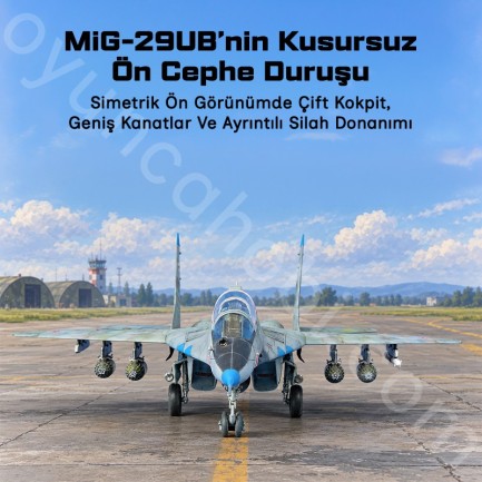 Trumpeter 01677 MIG-29UB Fulcrum (Izdeliye 9.51) Maket Model Kit - Thumbnail