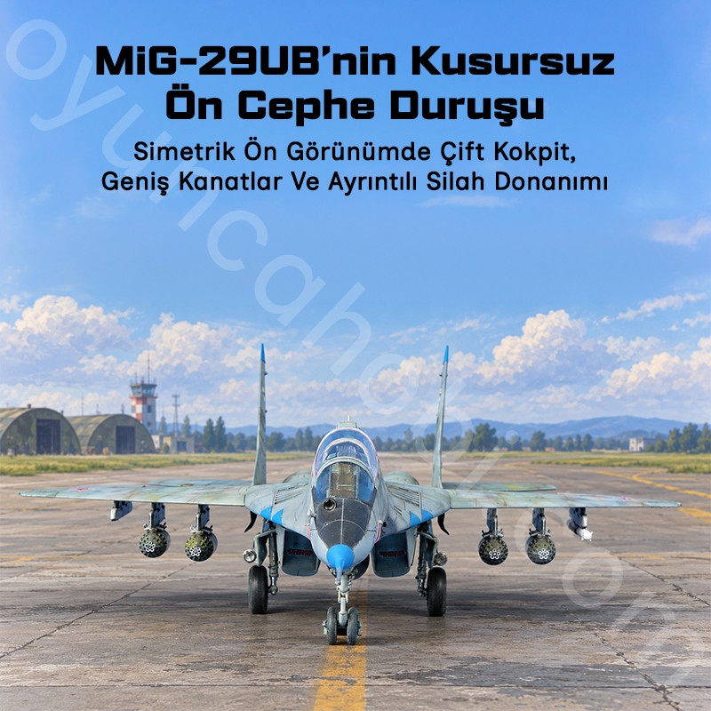 Trumpeter 01677 MIG-29UB Fulcrum (Izdeliye 9.51) Maket Model Kit