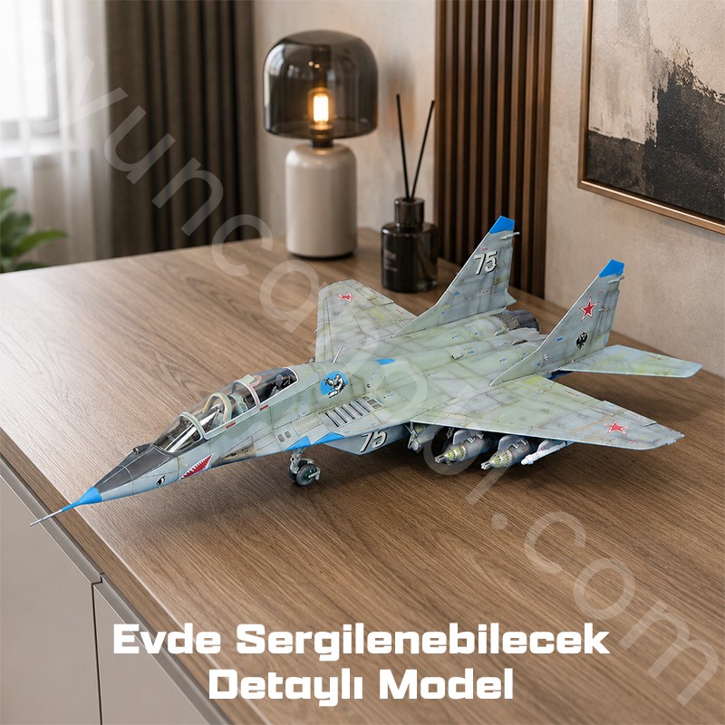 Trumpeter 01677 MIG-29UB Fulcrum (Izdeliye 9.51) Maket Model Kit