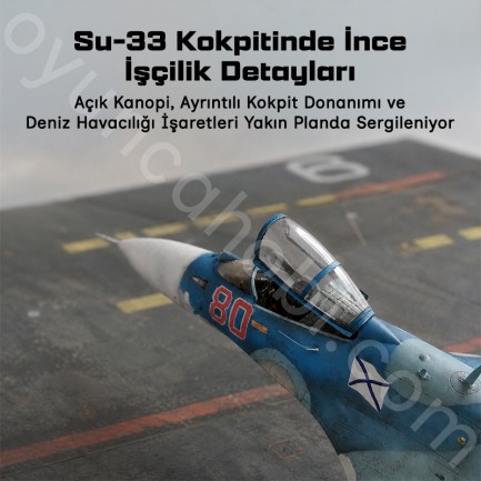 Trumpeter 01678 Russian Su-33 Flanker D Maket Model Kit - Thumbnail