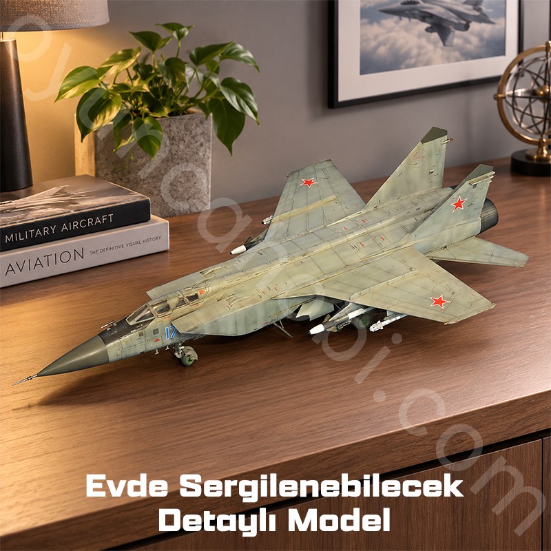 Trumpeter 01679 Russian MiG-31 Foxhound Maket Model Kit