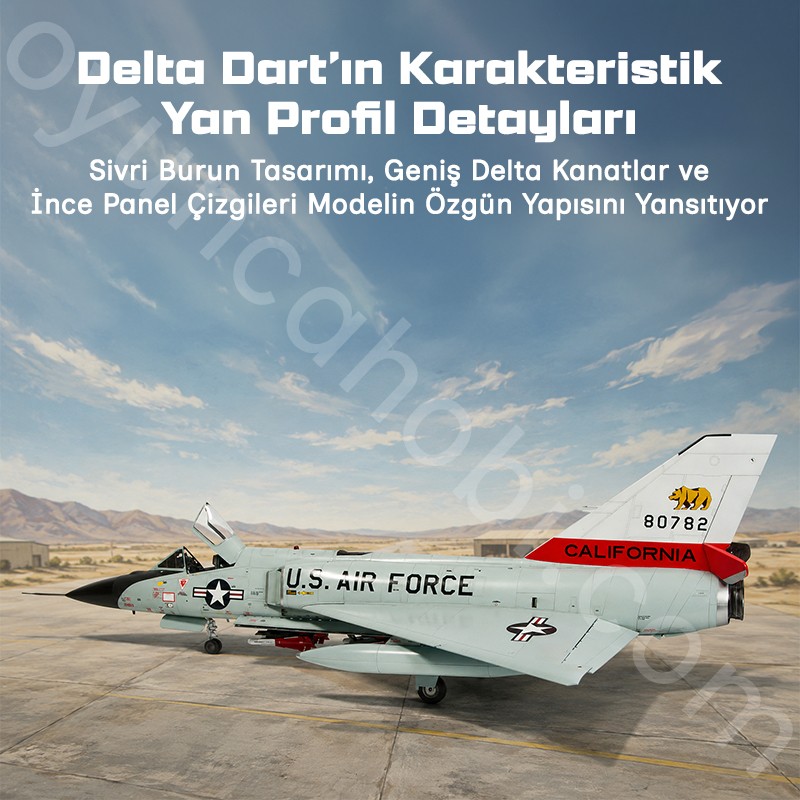 Trumpeter 01682 US F-106A Delta Dart Maket Model Kit