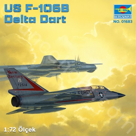 Trumpeter 01683 US F-106B Delta Dart Maket Model Kit - Thumbnail