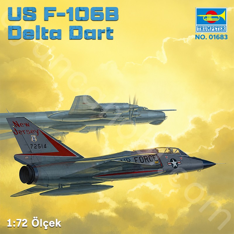 Trumpeter 01683 US F-106B Delta Dart Maket Model Kit