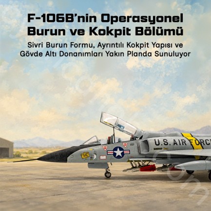 Trumpeter 01683 US F-106B Delta Dart Maket Model Kit - Thumbnail