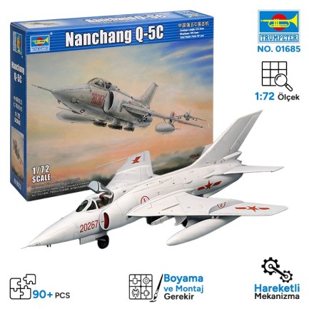 Trumpeter - Trumpeter 01685 Nanchang Q-5C Maket Model Kit