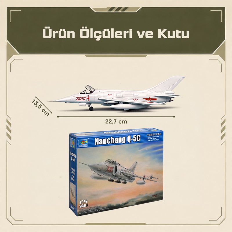 Trumpeter 01685 Nanchang Q-5C Maket Model Kit