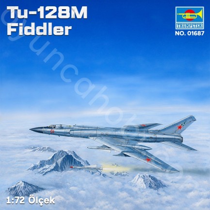 Trumpeter 01687 Tu-128M Fiddler Maket Model Kit - Thumbnail