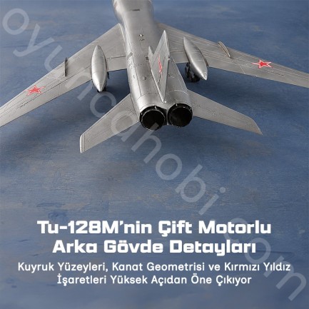 Trumpeter 01687 Tu-128M Fiddler Maket Model Kit - Thumbnail