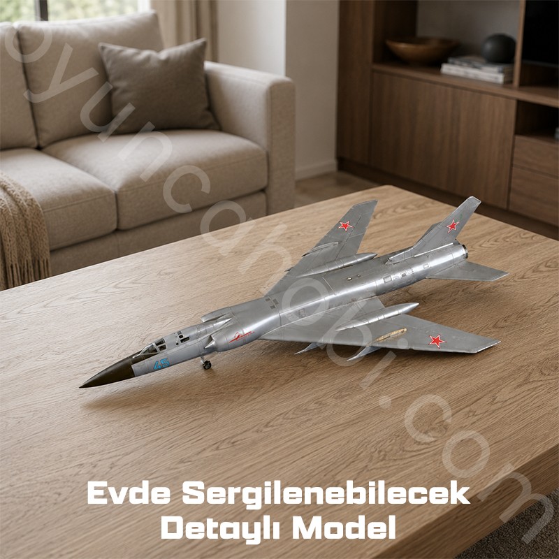 Trumpeter 01687 Tu-128M Fiddler Maket Model Kit
