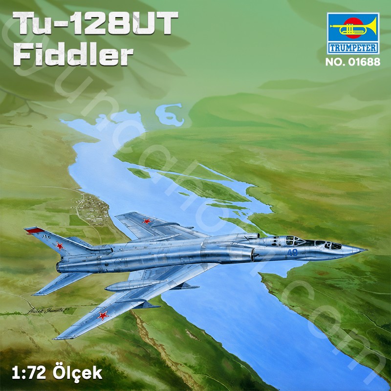 Trumpeter 01688 Tu-128UT Fiddler Maket Model Kit