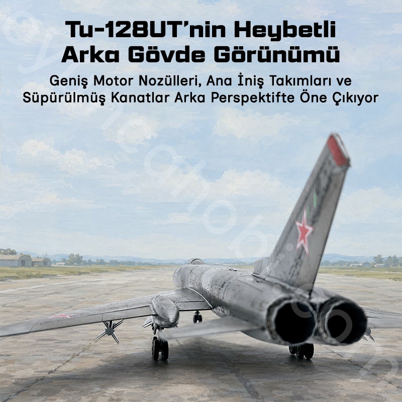 Trumpeter 01688 Tu-128UT Fiddler Maket Model Kit