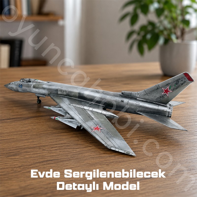 Trumpeter 01688 Tu-128UT Fiddler Maket Model Kit
