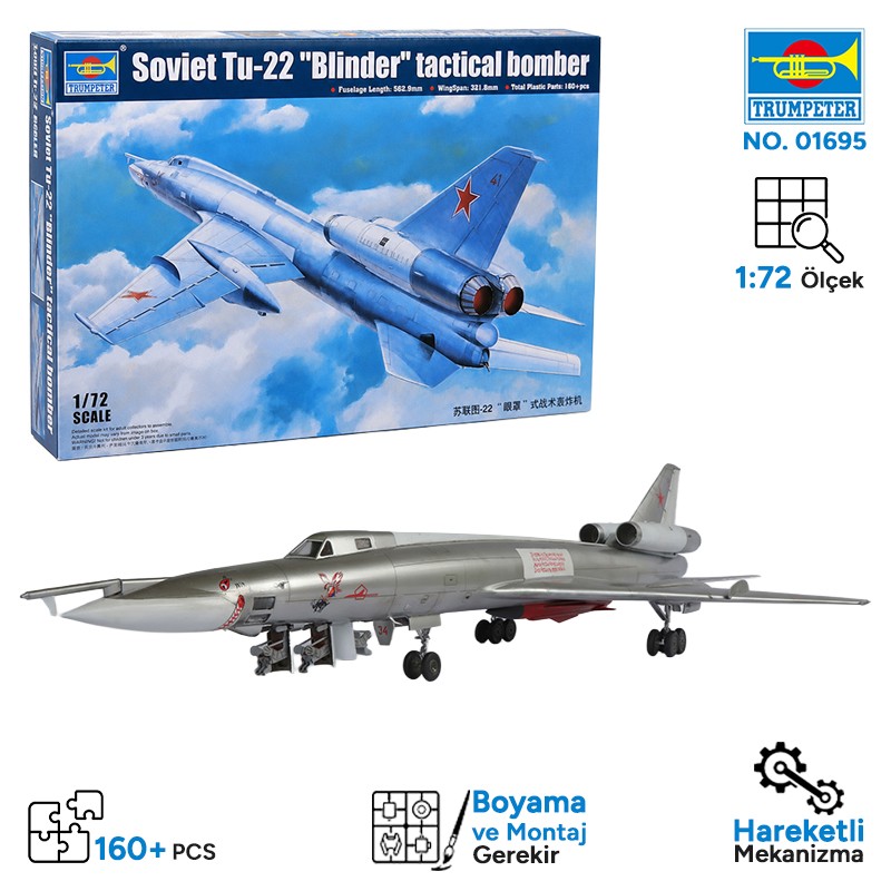 Trumpeter 01695 Soviet Tu-22 
