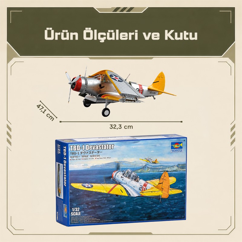 Trumpeter 02226 TBD-1 Devastator Maket Model Kit