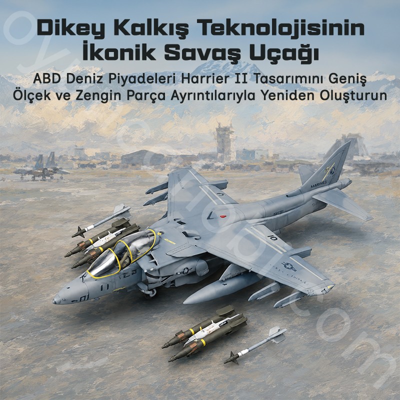 Trumpeter 02229 AV-8B Harrier II Maket Model Kit