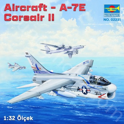 Trumpeter 02231 Aircraft - A-7E Corsair II Maket Model Kit - Thumbnail