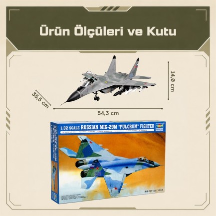 Trumpeter 02238 Aircraft -Mig-29M”Fulcrum