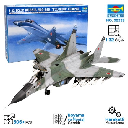 Trumpeter - Trumpeter 02239 Aircraft -Mig-29K”Fulcrum