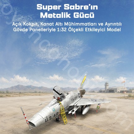 Trumpeter 02246 F-100F Super Sabre Maket Model Kit - Thumbnail