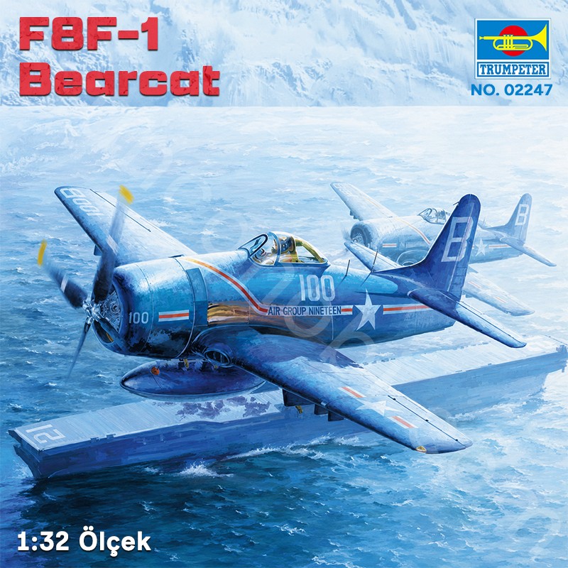 Trumpeter 02247 F8F-1 Bearcat Maket Model Kit