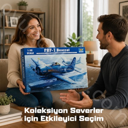 Trumpeter 02247 F8F-1 Bearcat Maket Model Kit - Thumbnail