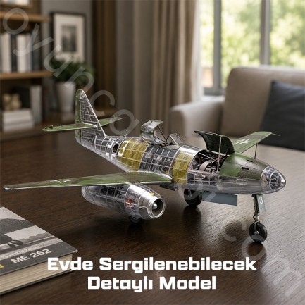 Trumpeter 02261 Messerchmitt Me 262 A-1a clear edition Maket Model Kit - Thumbnail