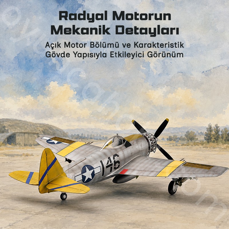 Trumpeter 02265 P-47N Thunderbolt Maket Model Kit