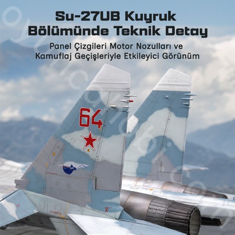 Trumpeter 02270 Su-27UB Flanker-C Maket Model Kit