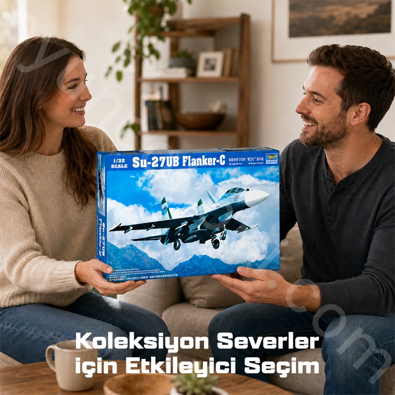 Trumpeter 02270 Su-27UB Flanker-C Maket Model Kit