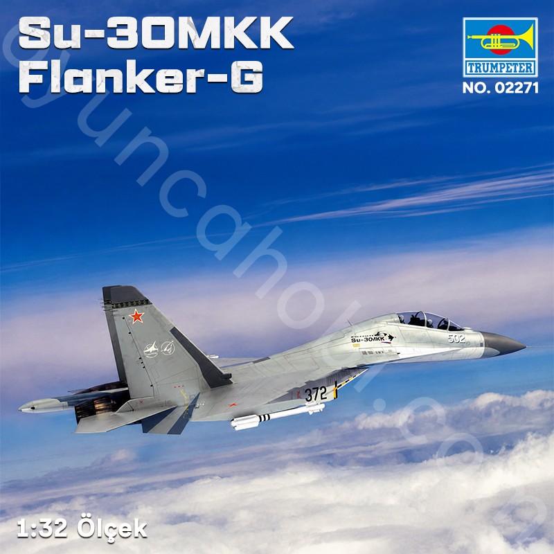 Trumpeter 02271 Su-30MKK Flanker-G Maket Model Kit
