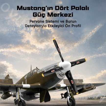 Trumpeter 02274 P-51 B Mustang Maket Model Kit - Thumbnail