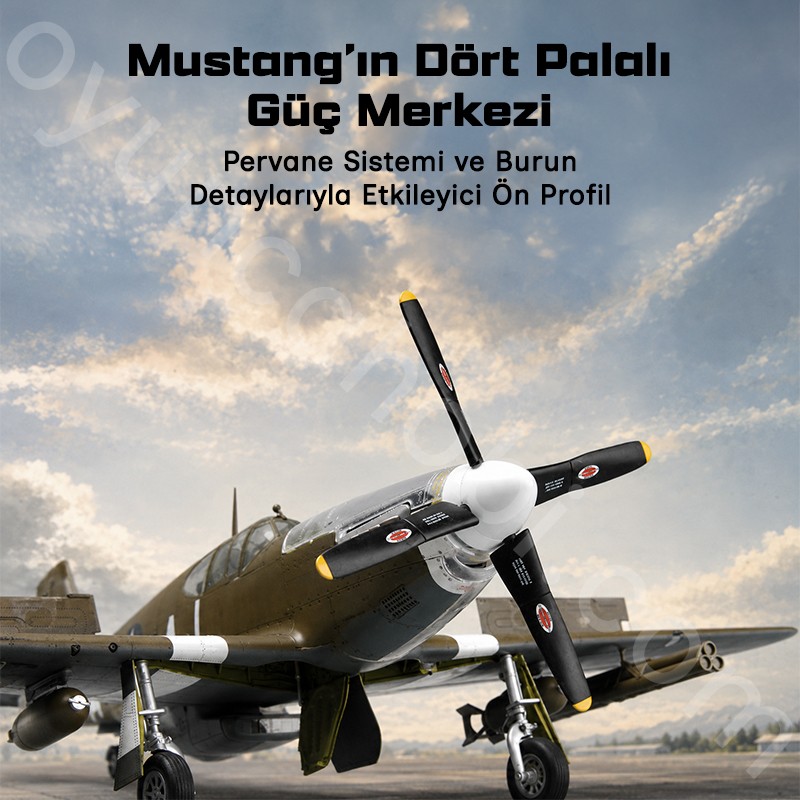 Trumpeter 02274 P-51 B Mustang Maket Model Kit