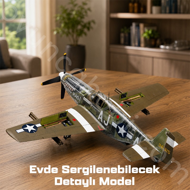 Trumpeter 02274 P-51 B Mustang Maket Model Kit