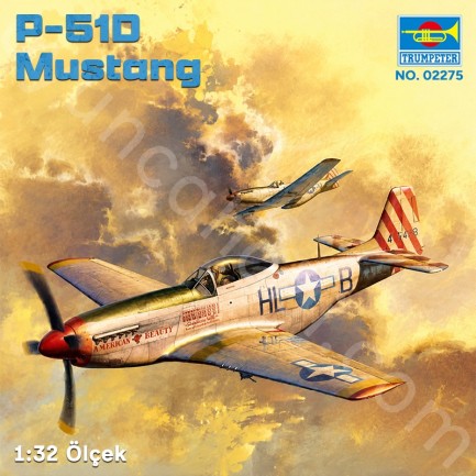 Trumpeter 02275 P-51D Mustang Maket Model Kit - Thumbnail