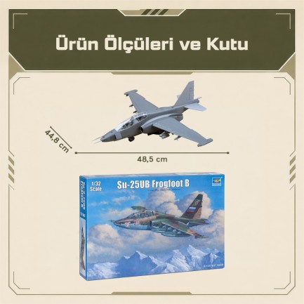 Trumpeter 02277 Su-25UB Frogfoot B Maket Model Kit - Thumbnail