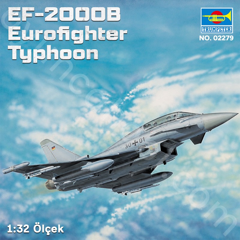 Trumpeter 02279 EF-2000B Eurofighter Typhoon Maket Model Kit