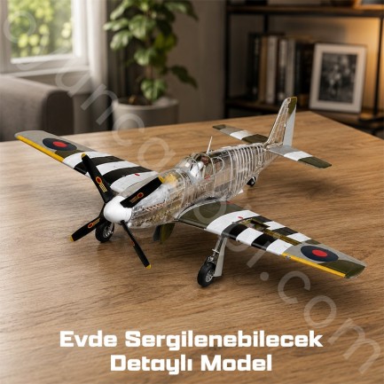 Trumpeter 02283 RAF Mustang III (P-51B/C) Maket Model Kit - Thumbnail