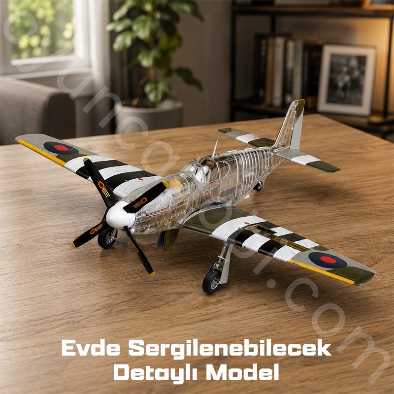 Trumpeter 02283 RAF Mustang III (P-51B/C) Maket Model Kit