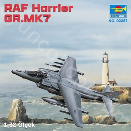 Trumpeter 02287 RAF Harrier GR.MK7 Maket Model Kit - Thumbnail