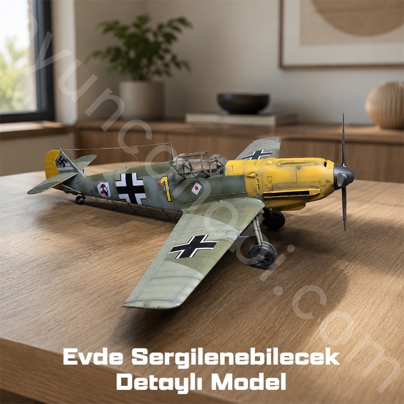 Trumpeter 02288 Messerschmitt Bf 109E-3 Maket Model Kit