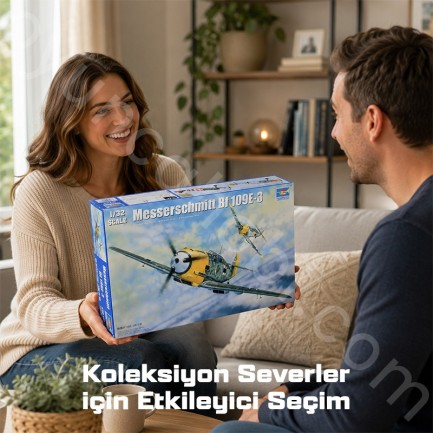Trumpeter 02288 Messerschmitt Bf 109E-3 Maket Model Kit - Thumbnail