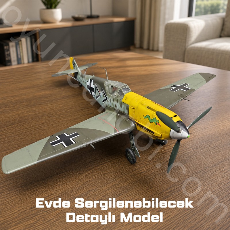 Trumpeter 02289 Messerschmitt Bf 109E-4 Maket Model Kit