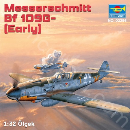 Trumpeter 02296 Messerschmitt Bf 109G-6(Early) Maket Model Kit - Thumbnail