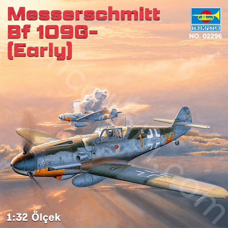 Trumpeter 02296 Messerschmitt Bf 109G-6(Early) Maket Model Kit