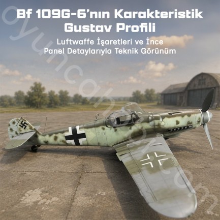 Trumpeter 02296 Messerschmitt Bf 109G-6(Early) Maket Model Kit - Thumbnail